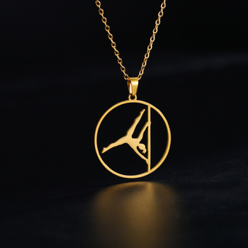 Ogrlica od nehrđajućeg čelika, privjesak od titan čelika, lanac s križnim dizajnom, unisex, jednostavan stil