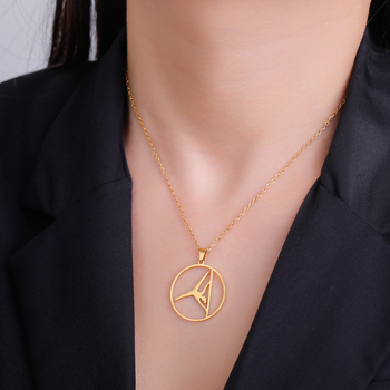 Ogrlica od nehrđajućeg čelika, privjesak od titan čelika, lanac s križnim dizajnom, unisex, jednostavan stil