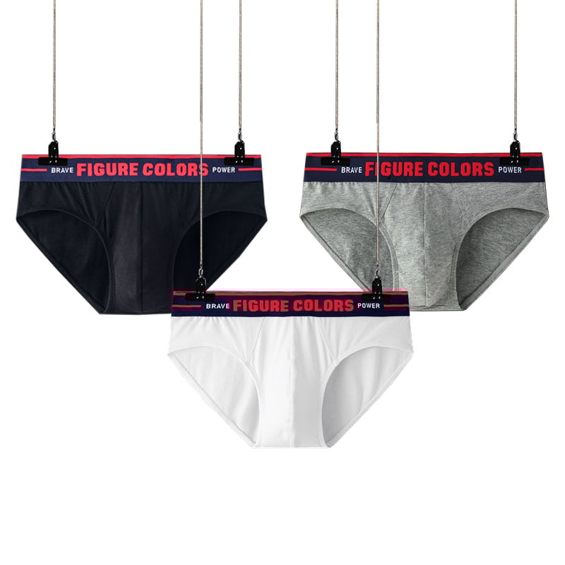 Muške pamučne gaćice, prozračne, s U-dizajnom, niska struka