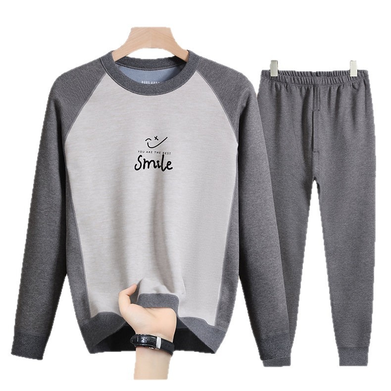 Тийн термален комплект за бельо с кадифено покритие - топ за базов слой с дълъг ръкав и панталони, 95.2% полиестер / 4.8% еластан, 201–250 g/m2, възрастова група 13–18