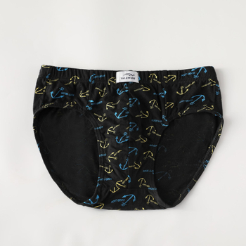 Muške gaćice od pamuka, prozračne, srednje talije, floralni uzorak