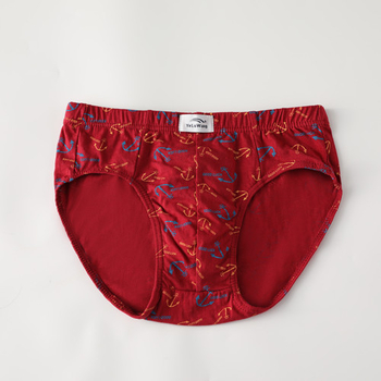 Muške gaćice od pamuka, prozračne, srednje talije, floralni uzorak