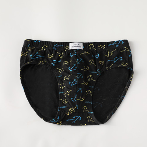 Muške gaćice od pamuka, prozračne, srednje talije, floralni uzorak