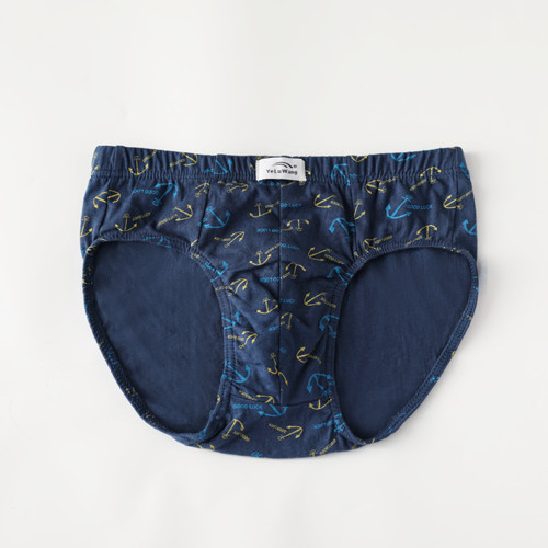 Muške gaćice od pamuka, prozračne, srednje talije, floralni uzorak