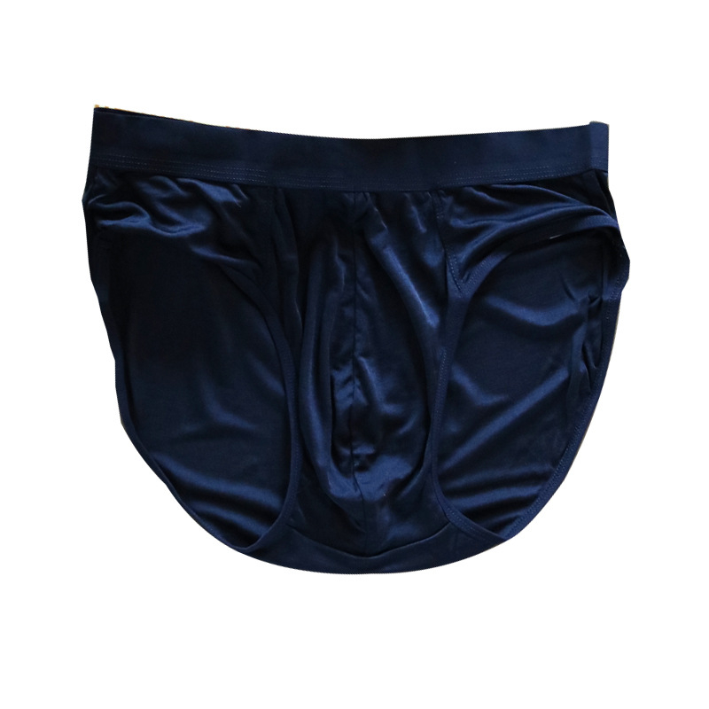 Muške gaćice od Mulberry svil, srednji pojas, prozračne, ravna tkanina