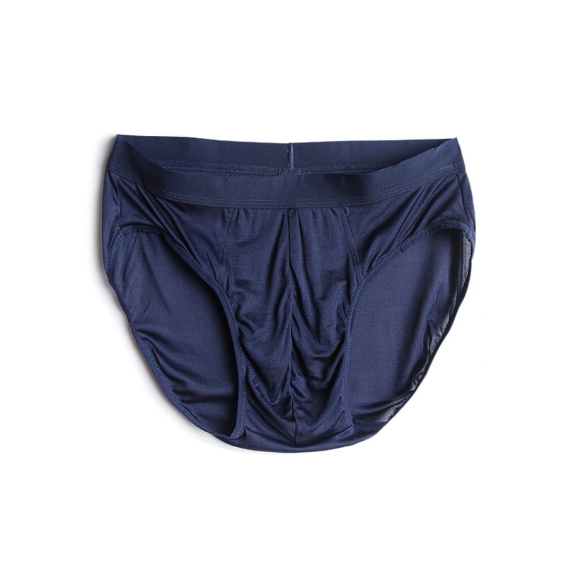 Muške gaćice od Mulberry svil, srednji pojas, prozračne, ravna tkanina