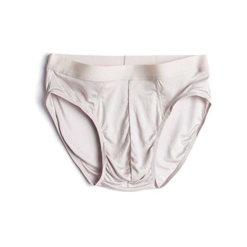 Muške gaćice od Mulberry svil, srednji pojas, prozračne, ravna tkanina