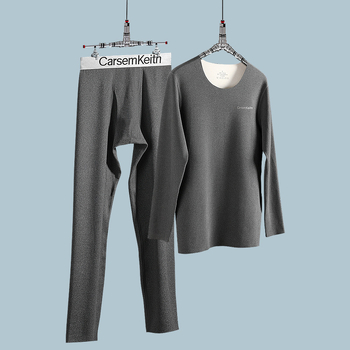 Muški termalni set s fleece-om od kationičnog poliestera, srednja težina, održava toplinu, antistatičan, anti-piling, gornji dio i donji dio