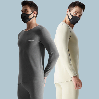 Muški termalni set s fleece-om od kationičnog poliestera, srednja težina, održava toplinu, antistatičan, anti-piling, gornji dio i donji dio