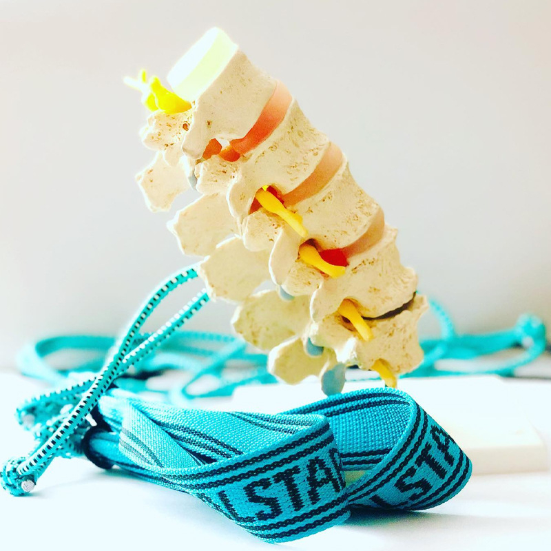 OPTP Bandă elastică pentru stabilizarea coloanei vertebrale, reabilitare a scoliozei și corecție a lanțului fascial