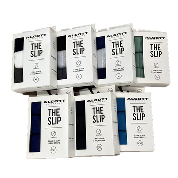 Muške pamučne bokserice, 3-djelni set, prozračan, srednje visine struka, jednobojne