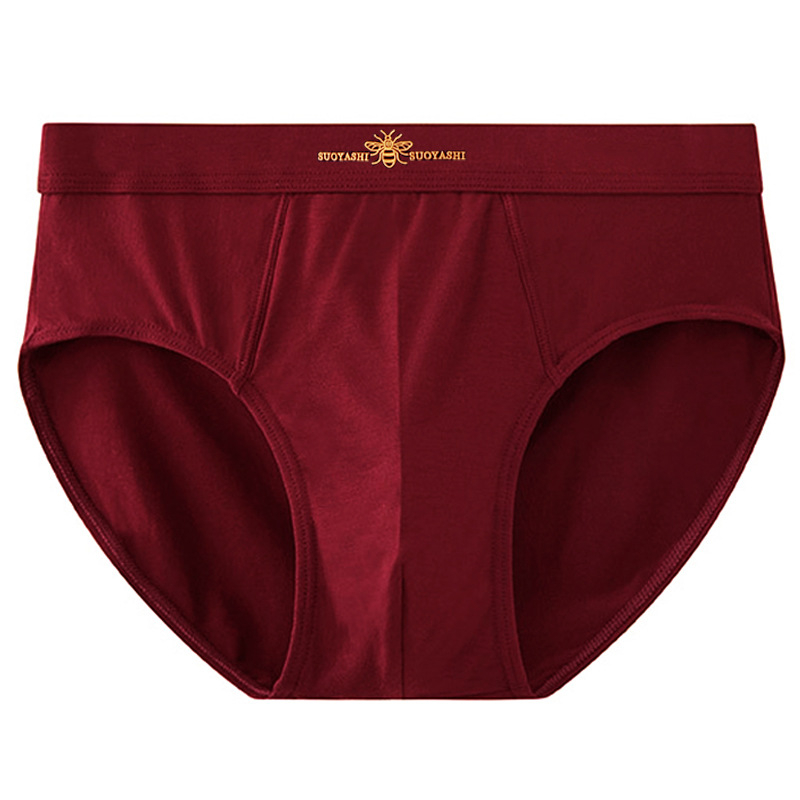 Muške pamučne gaćice, prozračan komfor, srednji pojas, pamučna podstava prepona, za sve sezone