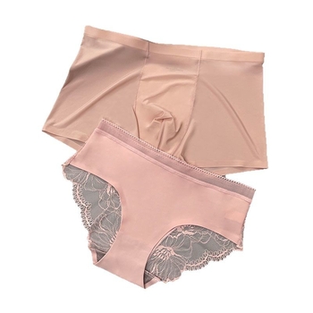 Ice Silk komplet za par za ljeto: muške bokserice i ženske gaćice