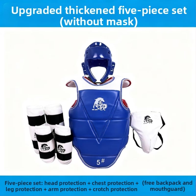 Σετ προστατευτικού εξοπλισμού Ταεκβοντό για ενήλικες, παχύτερος προστατευτικός εξοπλισμός προπονήσεων