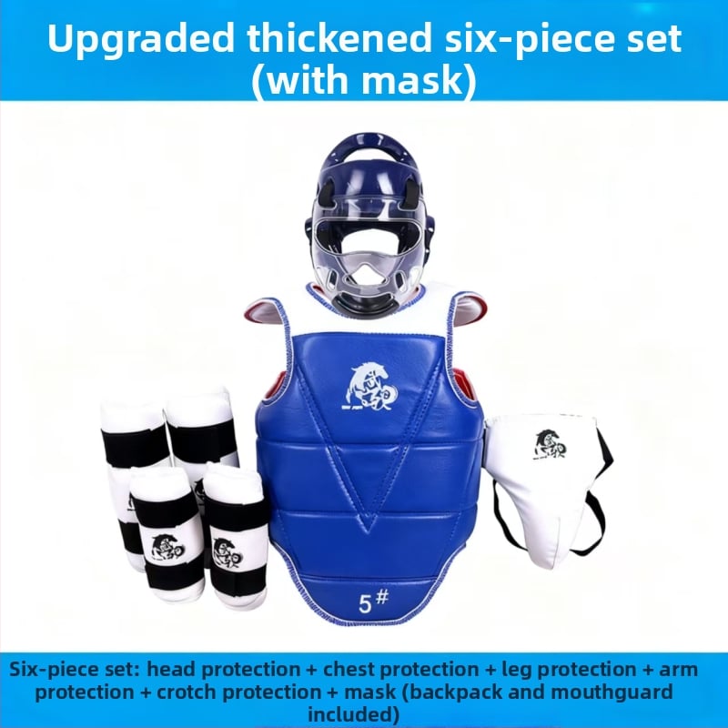 Σετ προστατευτικού εξοπλισμού Ταεκβοντό για ενήλικες, παχύτερος προστατευτικός εξοπλισμός προπονήσεων