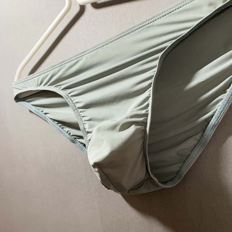 Férfi Ice Silk alsónemű, alacsony derékvonal, lélegző kötött anyag, 70-80% Nylon