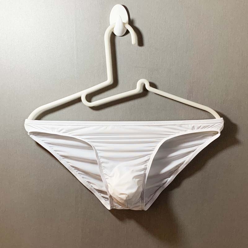 Férfi Ice Silk alsónemű, alacsony derékvonal, lélegző kötött anyag, 70-80% Nylon