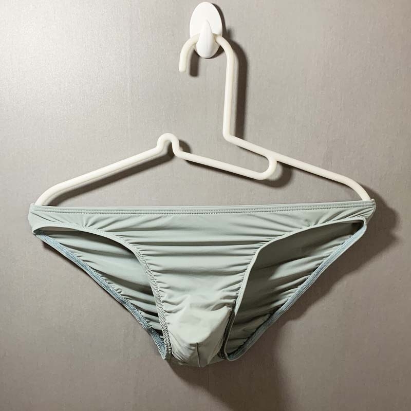 Férfi Ice Silk alsónemű, alacsony derékvonal, lélegző kötött anyag, 70-80% Nylon