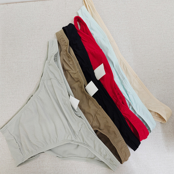 Boxeri bărbați Ice Silk talie joasă, uscare rapidă și respirabile, Nylon 80-90%