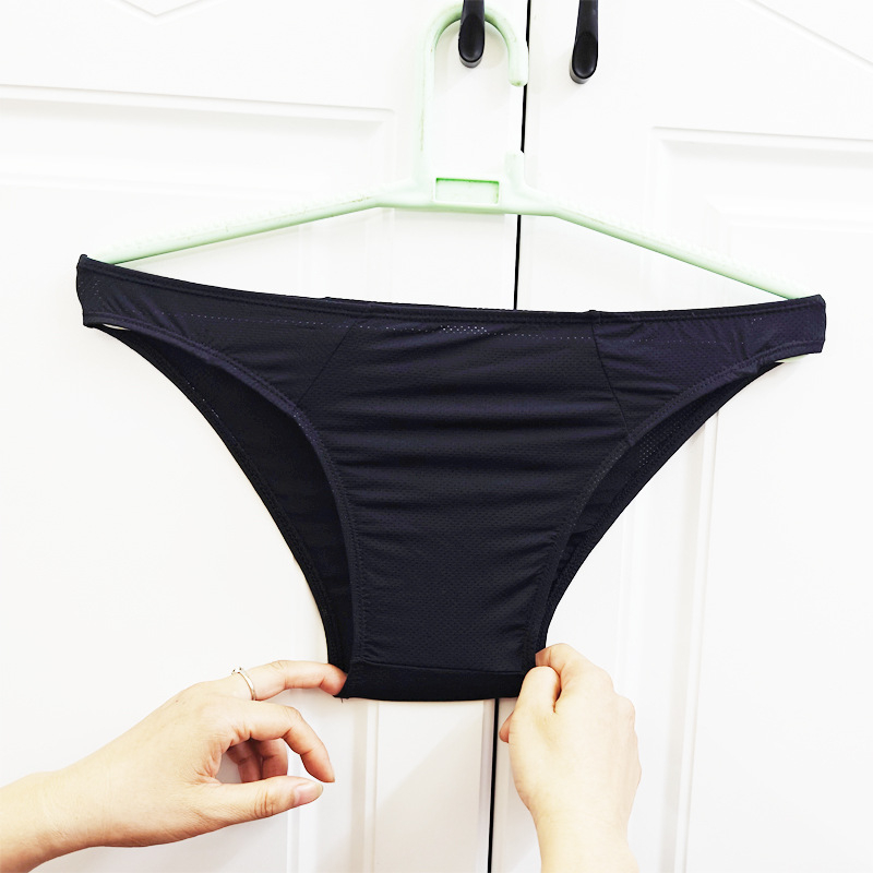 Boxeri bărbați Ice Silk talie joasă, uscare rapidă și respirabile, Nylon 80-90%