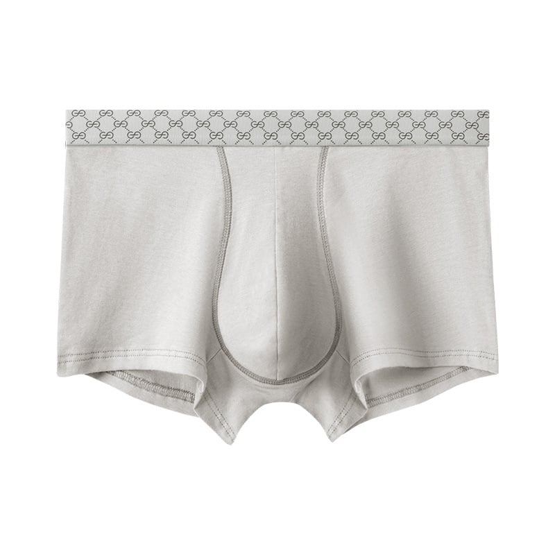 Boxeri bărbați din bumbac, talie medie, respirabili, antibacterieni, design 3D pentru buzunar, căptușeală din bumbac 95–100%