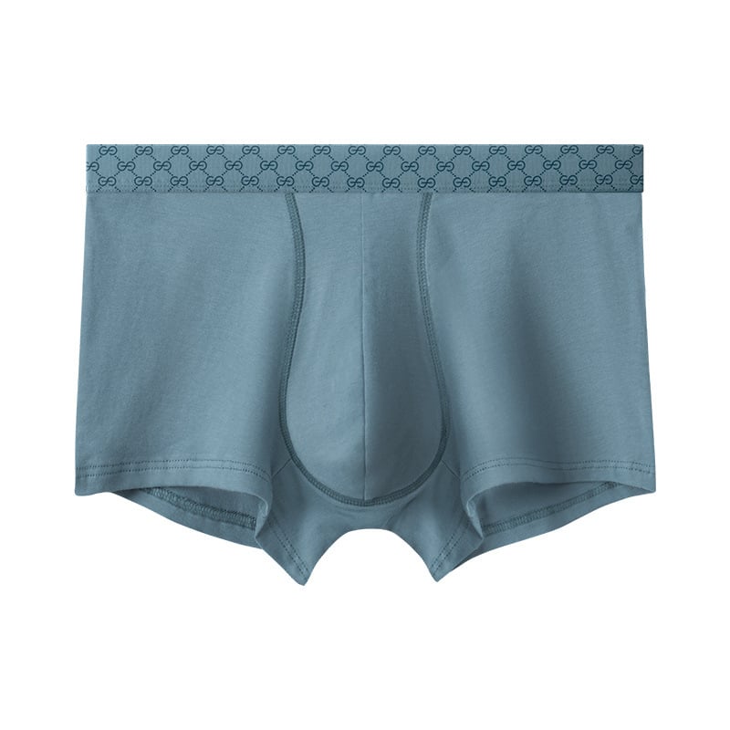 Boxeri bărbați din bumbac, talie medie, respirabili, antibacterieni, design 3D pentru buzunar, căptușeală din bumbac 95–100%