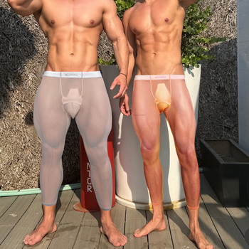 Adannu kvėpuojančios nailono boxer briefs su žemu juosmeniu ir Spandex įdėklu