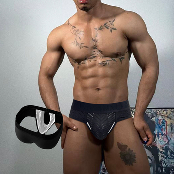 Boxeri bărbați din nylon – respirabili, fără urme, ridică fesele, tricotate, talie joasă