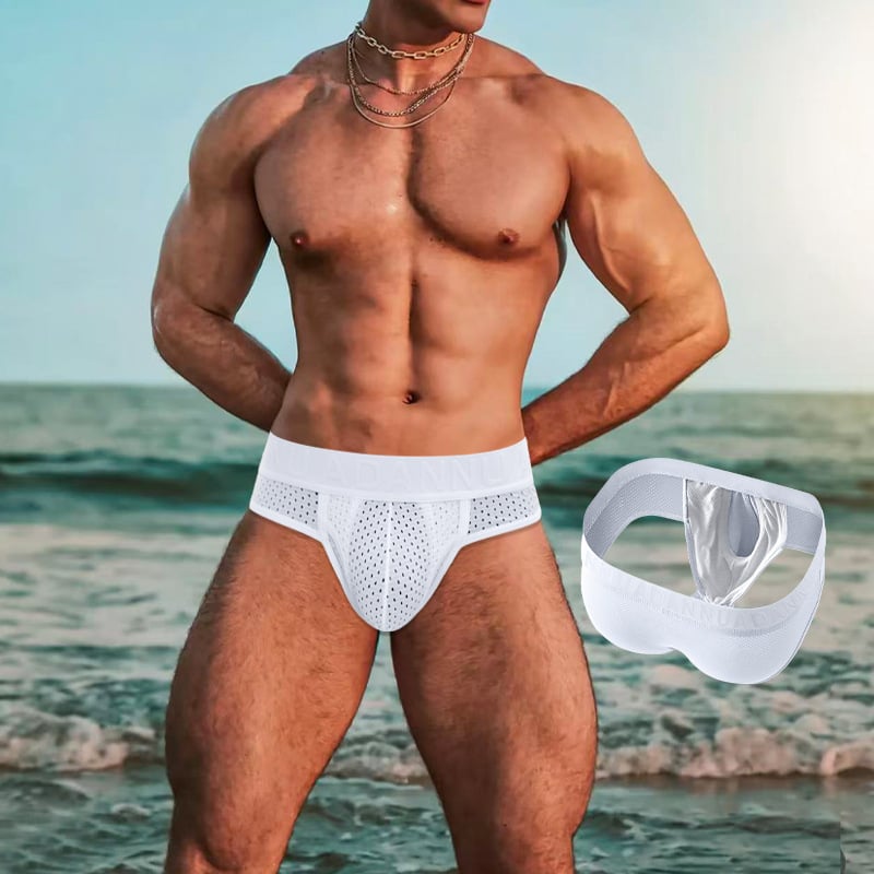 Boxeri bărbați din nylon – respirabili, fără urme, ridică fesele, tricotate, talie joasă