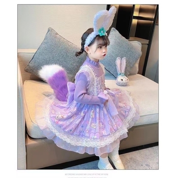 Ling Nabel coadă de anime pentru cosplay, coadă din pluș pentru copii, primăvara 2024