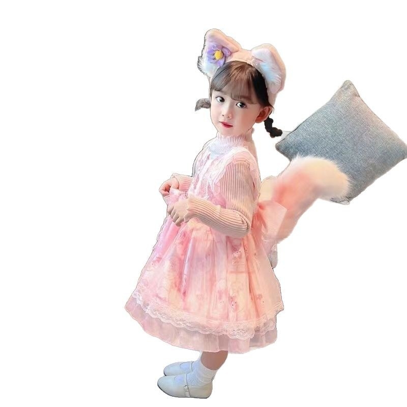 Ling Nabel coadă de anime pentru cosplay, coadă din pluș pentru copii, primăvara 2024