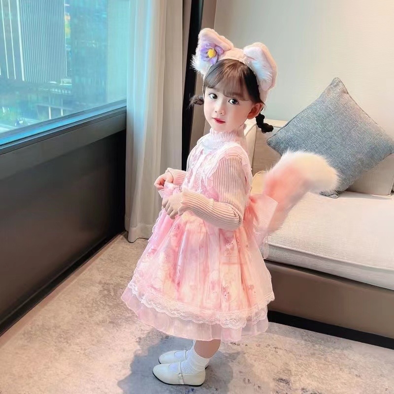 Ling Nabel coadă de anime pentru cosplay, coadă din pluș pentru copii, primăvara 2024