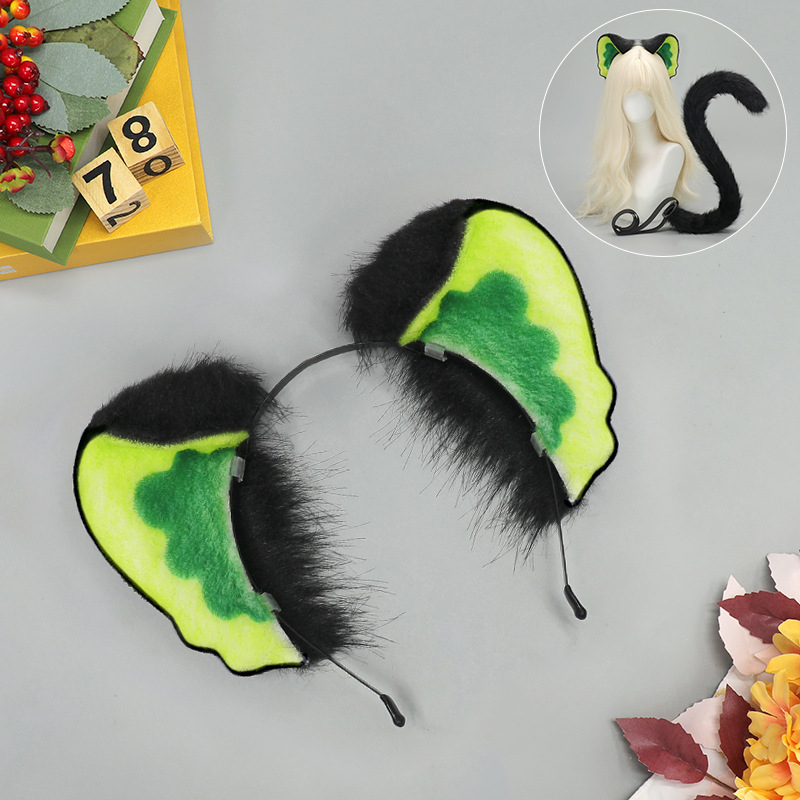 Set urechi și coadă de pisică pentru cosplay cu clips de păr - Brand: other; Vârstă: adult; Disponibil: în stoc; Lansare: Vara 2025