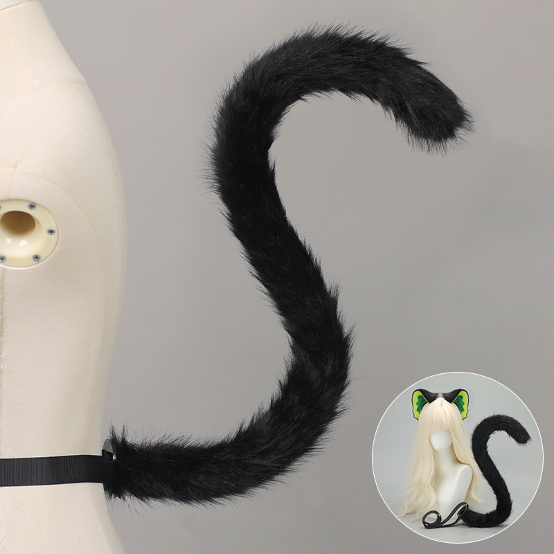 Set urechi și coadă de pisică pentru cosplay cu clips de păr - Brand: other; Vârstă: adult; Disponibil: în stoc; Lansare: Vara 2025