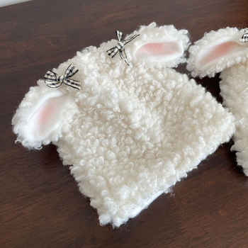 Acoperiri pluș pentru încălțăminte și șosete pentru fete, toamnă-iarnă, protecție pentru urechi, accesorii pentru picioare, brand Ah daimi