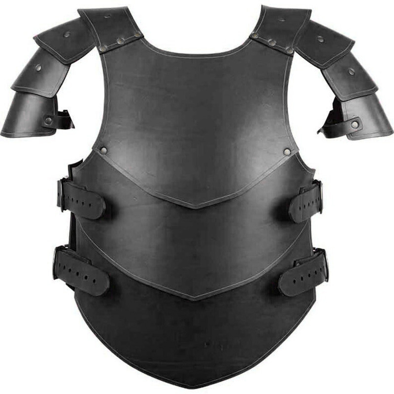 Kožni oklop za cosplay za odrasle – Viking ratnik, srednjovjekovni renesansni stil, ljeto 2024