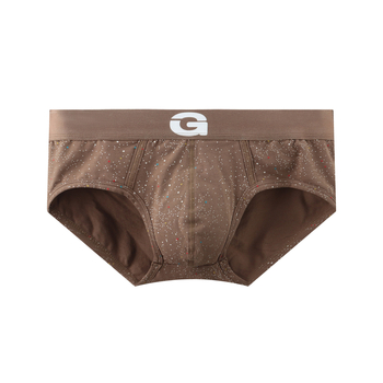 Boxeri triungi pentru bărbați din bumbac, respirabili, stil sport, imprimeu cer înstelat