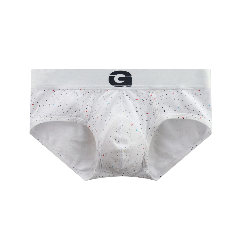 Boxeri triungi pentru bărbați din bumbac, respirabili, stil sport, imprimeu cer înstelat