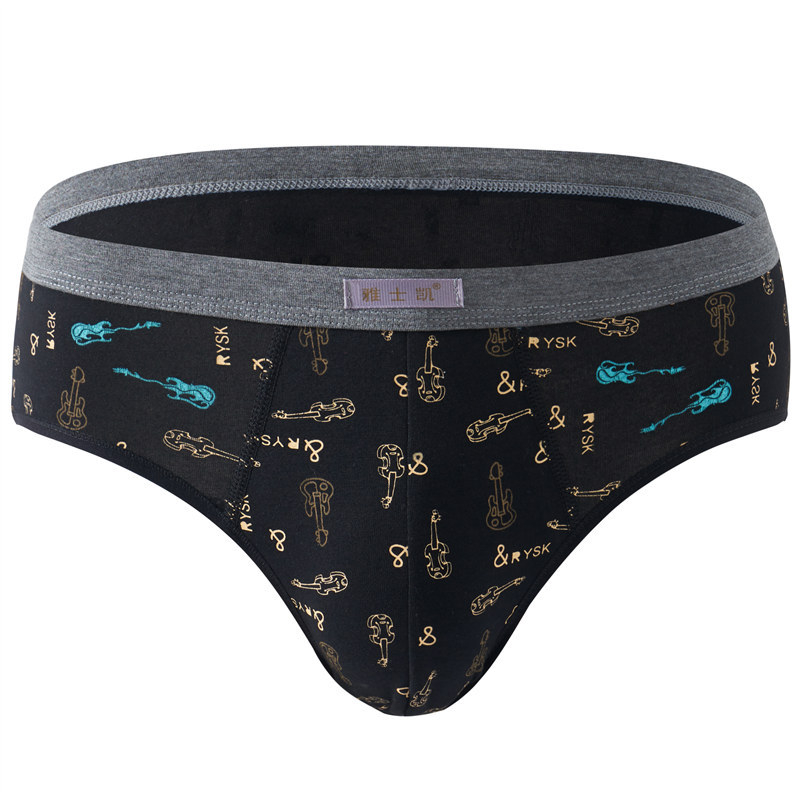 Férfi pamut alsónadrág, lélegző, 95% pamut, rugalmas, középmagas derekú, betű mintázat