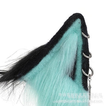 Bandă pentru cap cu urechi de pisică, accesorii plușate pentru cosplay, Desire Fox, pentru adulți, primăvara 2023, în stoc