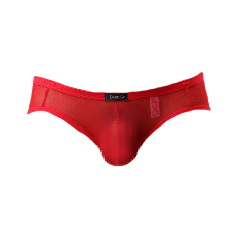 Slipuri bărbați Ice Silk, talie joasă, respirante, uscare rapidă, Nylon