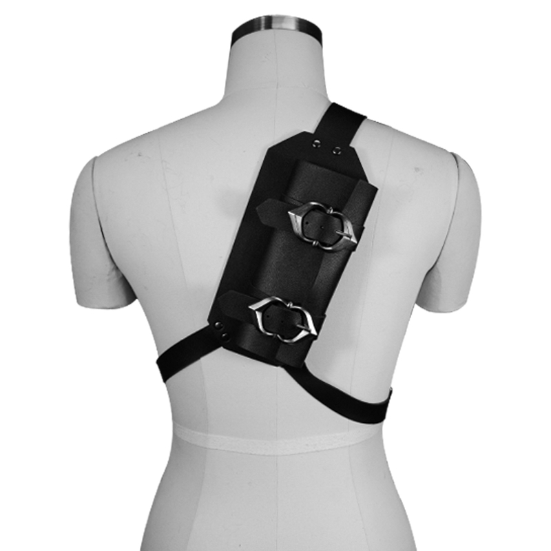 Teacă de sabie din piele, reglabilă, pentru cosplay medieval-fantezie, stil Renaștere, accesoriu pentru costum