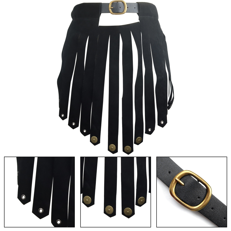 Cosplay curea din piele și protecție pentru umăr – Gladiator roman-medieval Viking, accesorii de costum pentru scenă, adulți, Primăvara 2024 (Brand: Other)