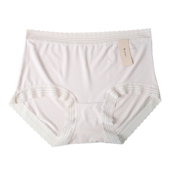 Plus-size ženske gaćice od modalnog elastana, s srednjim pojasom, prozračne, A002