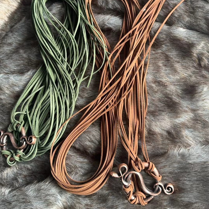 Srednjovjekovni križni pojas, iznimno dugački užadni pojas za cosplay Viking Troll – dodatak za kostim za odrasle, ljeto 2025