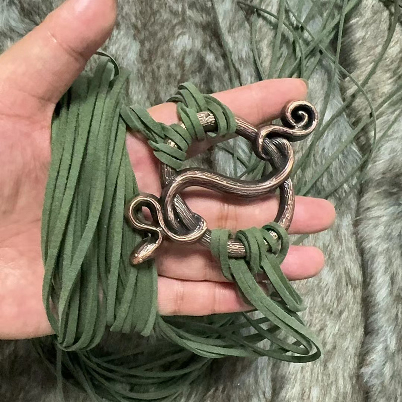 Srednjovjekovni križni pojas, iznimno dugački užadni pojas za cosplay Viking Troll – dodatak za kostim za odrasle, ljeto 2025