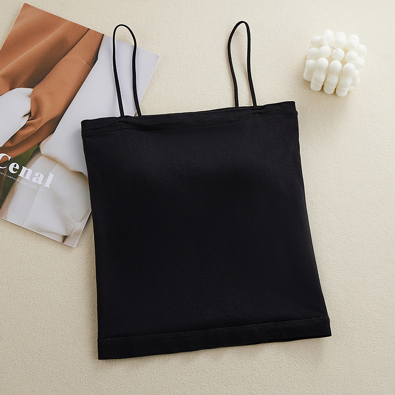 Nylon termalna vesta s ugrađenim grudnjakom, bez šavova, s kapuljačom, 201–250 g/m², velur obloga