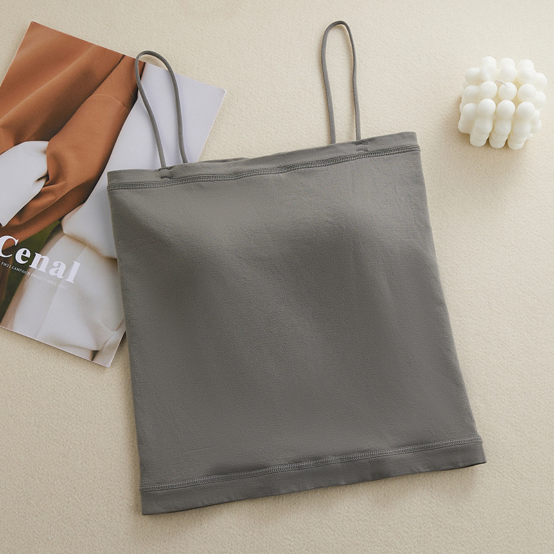 Nylon termalna vesta s ugrađenim grudnjakom, bez šavova, s kapuljačom, 201–250 g/m², velur obloga