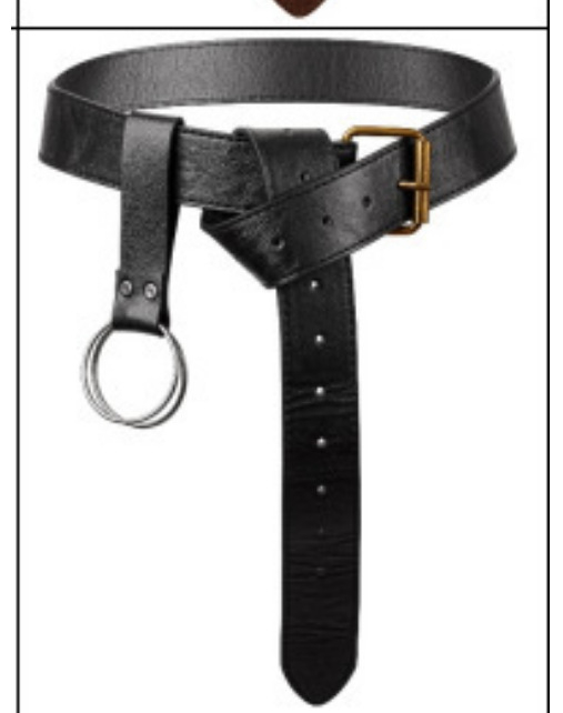 Centură medievală cu inel O, geantă de talie cu model Nordic, din piele artificială