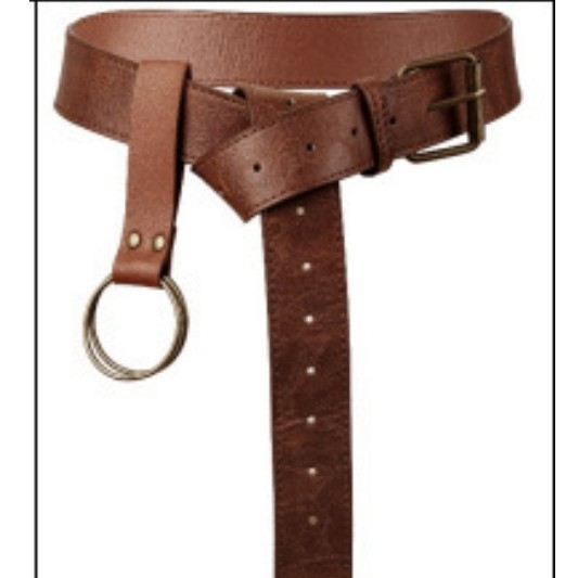 Centură medievală cu inel O, geantă de talie cu model Nordic, din piele artificială